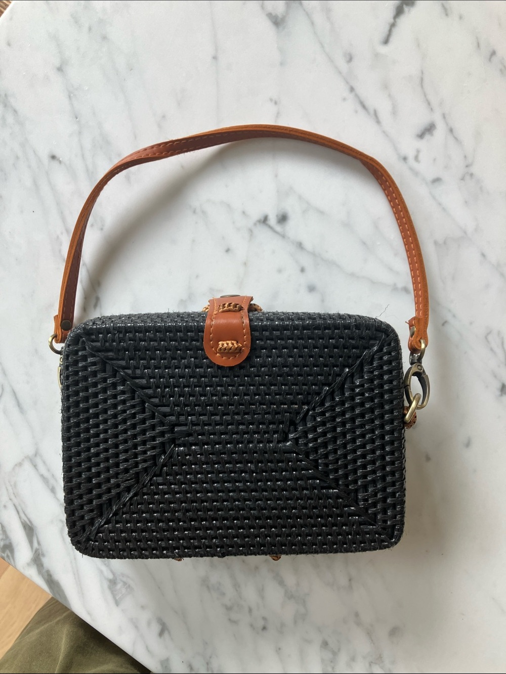 Black Rattan Bag - Picture 5 of 6